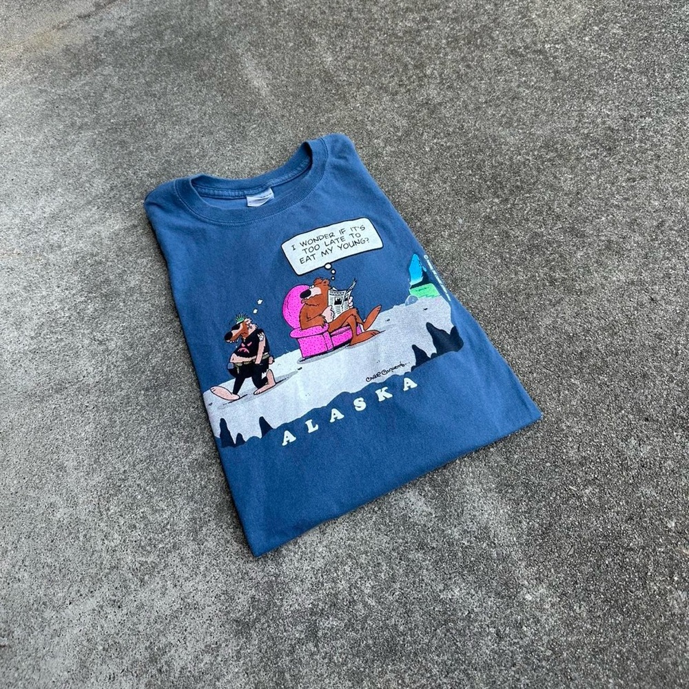 2012 Novelty Alaska Bear Parent Joke Tee